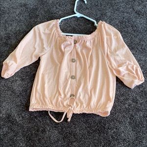 Off the shoulder blouse